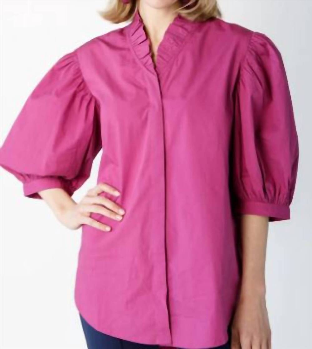 NEW HOLLY SHAE DESIGN laura top in boysenberry